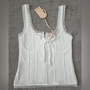 Knitted tank top